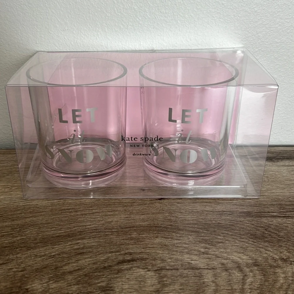 Kate Spade🌨Let It Snow🌨2 Pack Cups